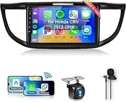 METEESER 9 inch 1280 * 720P IPS Touch Screen Car Radio for Honda CRV 2012-2016, Wireless CarPlay Android Auto, GPS Navigation, 32band DSP Audio, Bluetooth 5.0, Backup Camera