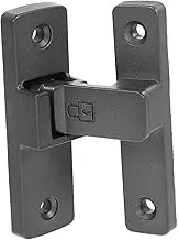 CRILSTYLEO 90 Flip Latch Adjustable Combination Magnetic Door Stoppers Entry Cooler Alarm Door Lock Without Drilling Throw Zipper Shackle Protector Hook Gate Lock Sliding Door Lock Zinc Alloy