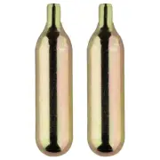 2PCS CO2 Canister Non Threaded Cartridge 12g Inflator Gas For Bike Tyre
