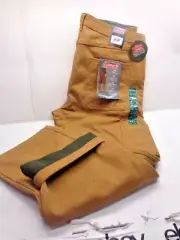Coleman Men's Fleece Lined Stretch Tear Resistant Work Pant 40x30 Toffee NWT