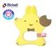 Richell 日本利其爾TLI輔助型乳牙刷3M適用 (乳齒訓練牙刷)兔子造型吸引寶寶注意，玩樂感覺像在刷牙420107