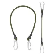 11.8" Bungee Cords 2Pcs Heavy Elastic Bungee Rope with Aluminum Alloy Hooks