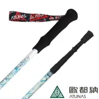 在飛比找momo購物網優惠-【ATUNAS 歐都納】直把鋁合金四節旋轉避震登山杖(A1W