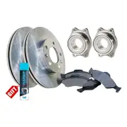Rear Wheel Bearing Hub Ass Rotor Pad Kit for Mitsubishi Lancer CE CP CZ Brem 17"