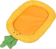 HANABASS Pet Mat Dog Bed Comfortable Dog Bed Pet Sleeping Mat Cat Sleeping Pad Orange Cloth