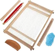 SHINEOFI DIY Weaving Tool Loom Making Dowel The Macrame Mini Pour Beading Kits Weaving Kit Weaving for Adults Wooden