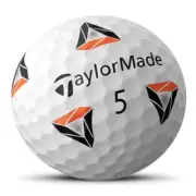 24 Recycled Golf Balls TaylorMade TP5x PIX with Gator Poker Chip Marker