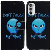 For Motorola Moto G62 5g Pattern Printing Leather Magnetic Phone Case Wallet Stand All-around Protection Shell
