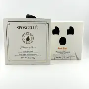 SPONGELLE Boo Pals + Freesia Pear Body Wash Infused Buffer Set of 2 – Sealed