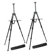 Artist Easel StandExtra Thick Aluminum Metal Tripod Display Easel 17 to 56 In...