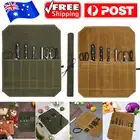 7 Slot Japanese Chef Knife Roll Bag Waxed Canvas Knife Storage Case Carry Bag
