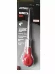Scratch Awl 4" Tool Scribe & Mark Lines Carbon Steel Point Contoured Wood Handle