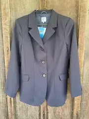 NEW Navy On Course Ashby Show Jacket Women's Size 14 Dressage Hunter Jumper