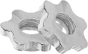 Kdjuope Set of 2 Dumbbell Collars for 25mm/0.98inch Bar, Replacement Screw Clamps for Weight Training, Style C