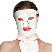 MEGELIN 7 Colors Led Red Light Therapy Face & Neck Mask, Led Light Therapy Mask for Face