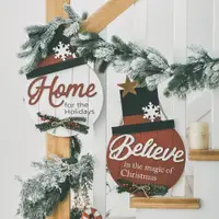 在飛比找ETMall東森購物網優惠-圣誕節木質掛件掛飾墻面裝飾品墻飾壁飾掛牌christmas 