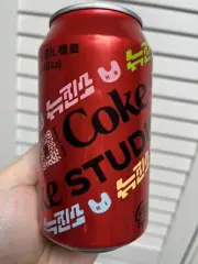 (2) Cans of Coca Cola Coke ZERO Studio KOREA NewJeans New Jeans Coke New KPOP