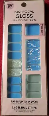 Dashing Diva Gloss 32 Gel Nail Strips Nirvana NIB Factory Sealed