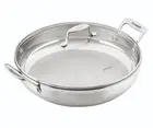 NEW Scanpan Impact 18/10 Stainless Steel Covered Chef Pan 32cm w/ Lid Induction