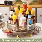 Kitchen Storage Organizer Condiment Storage Rack 360 Degree for Condiments