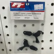Team Associated RC8B4 FT F/L suspension arm inserts G10 ASC81531 Electric