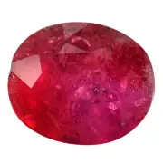 1.08 Ct. Gorgeous Top Hot Orangy Red Natural Ruby Best Luster WITH GLC CERTIFY