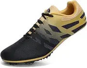 [Ifrich] Track and Field Shoes for Men Women Kids Boys Girls 8 Spikes Running Racing Shoes Professional Sprint Sport Sneakers Track Spikes Distance Sneakers