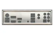 new Customized I/O Shield For Z370I GAMING PRO CARBON AC Motherboard Backplate