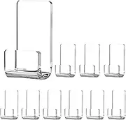Generic Acrylic Floating Shelves - 10pcs Record Wall Holder | Lightweight and Sturdy Clear Album Photo Record Wall Hook, Wall Record Shelf, Vinyl Record Display for Showcasing Certificates, Comics & Books, RQM5NTX3J5A2PJEQRPE
