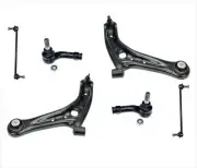 Front Left & Right Lower Control Arms Tie Rods & Links For Ford Fiesta 2011-2019 (for: Ford)