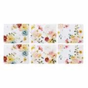 Ashdene Kitchen Cork Backed Placemats & Coasters Springtime Set 6