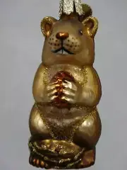 Chipmunk Ornament Glass Old World Christmas 12145 1