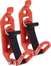 ASAKKURA 2pcs Zinc Metal Shovel Clamp Mount Rack for Car Accessories Durable Shovel Holder for Secure Storage for Outdoor Adventures and Car Organization