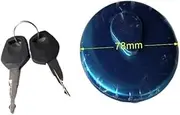 MZBZUTEDEE Motorcycle 6 Wire Ignition Switch Lockset Direction of The Lock Fuel Tank Cover Key Fit for QJ125 LF125 125CC(Tank Cover)