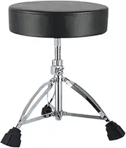 CoudarTitie Drum Throne with Tripod Base, Strong, Foldable And Comfortable Drummers, Gifts for Kids And Adults, Drum Stool, Chair
