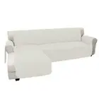 Sofa Slipcover L Shape Sofa Cover Sectional Couch Cover Chaise Cover Reversib...