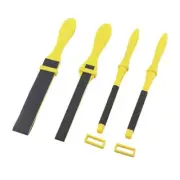 Hand Polishing Tool Threaded Rod Tensioners Wooden Sandpaper Holder Circle Shelf
