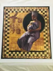 Alonzo Adams "MESSAGE TO MY UNBORN KING" L/E COA African American Art