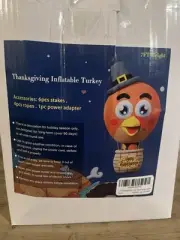 Thanksgiving Turkey Hot Air Balloon Airblown Inflatable Decor Autumn Fall