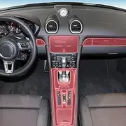 Car Interior Film Dashboard Piano Board Shift Center Console Anti-Scratch Transparent TPU Protection Film Accessories，for Porsche 718 10-2024 (Style for RHD)