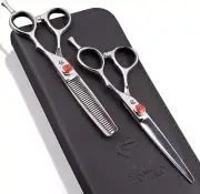 Deluxe Katana 6.5" Shear Set: Top-Quality Japanese Steel for Precision Haircuts