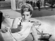 From Russia With Love Daniela Bianchi as Tatiana pointing gun in t- Old Photo