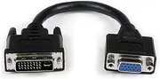 StarTech.com DVIVGAMF8IN 8-Inch DVI to VGA Cable Adapter