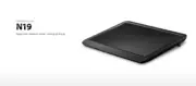 DeepCool Super Slim Laptop Notebook Cooler 14" with Fan & Metal Mesh Panel N19