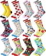 [Shyyween] Funny Teacher Crew Socks Teacher Appreciation Gift with Box Novelty Socks for Graduation Party Back to School Gifts