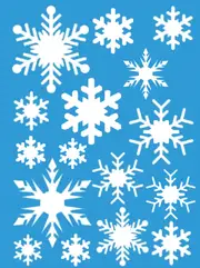 [Namly Design] Wallsticker - Snowflakes