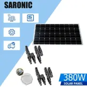 380W Solar Panel 12V 380 Watt Mono Boat Caravan Camping Power Charging Battery