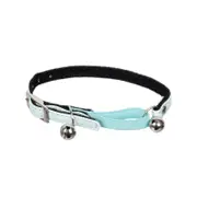 Happy Tails Blue Dual Bell Cat Collar
