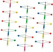 FELTECHELECTR 28pcs Mixed Color Plastic Click Balls Noise Maker for Graduation Celebrations for Parties and Events Easy to Use Fun Entertainment for Guests and Family