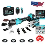 20V Cordless Oscillating Tool Kit - 6 Speed Multi-Function with 24 Accessories